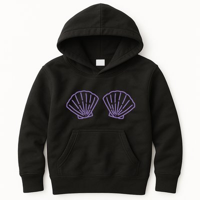 Two Mermaid Shell Bra Mermaid Bra Bikini Costume Kids Hoodie