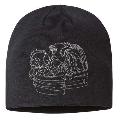 The Muppets Statler And Waldorf Heckling Outline Sustainable Beanie