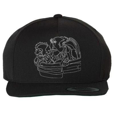 The Muppets Statler And Waldorf Heckling Outline Wool Snapback Cap