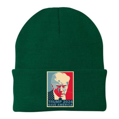 Trump Mug Shot 2024 Save America Trump Knit Cap Winter Beanie