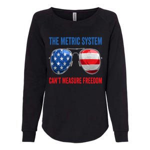 The Metric System Can’t Measure Freedom 4th Of July Womens California Wash Sweatshirt