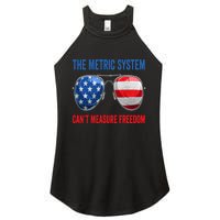 The Metric System Can’t Measure Freedom 4th Of July Women's Perfect Tri Rocker Tank