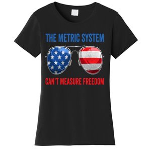 The Metric System Can’t Measure Freedom 4th Of July Women's T-Shirt