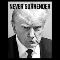 Trump Mug Shot Donald Trump Mug Shot Never Surrender Funny Gift Doggie Tank