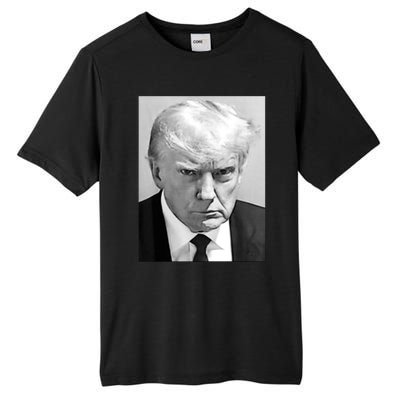 Trump Mug Shot Donald Trump Mug Shot Gift Tall Fusion ChromaSoft Performance T-Shirt