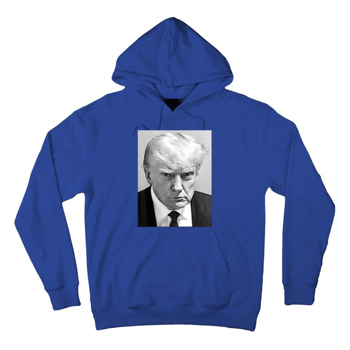 Trump Mug Shot Donald Trump Mug Shot Gift Hoodie