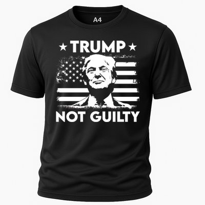 Trump Mug Shot, Trump Not Guilty Pro Trump Supporter Cooling Performance Crew T-Shirt