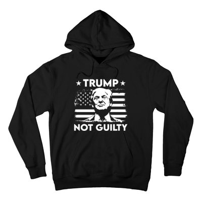 Trump Mug Shot, Trump Not Guilty Pro Trump Supporter Hoodie