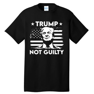 Trump Mug Shot, Trump Not Guilty Pro Trump Supporter Tall T-Shirt