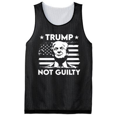 Trump Mug Shot, Trump Not Guilty Pro Trump Supporter Mesh Reversible Basketball Jersey Tank