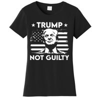 Trump Mug Shot, Trump Not Guilty Pro Trump Supporter Women's T-Shirt