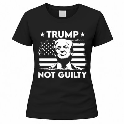 Trump Mug Shot, Trump Not Guilty Pro Trump Supporter Women's T-Shirt