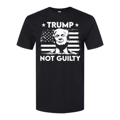 Trump Mug Shot, Trump Not Guilty Pro Trump Supporter Softstyle® CVC T-Shirt