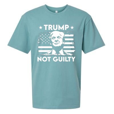 Trump Mug Shot, Trump Not Guilty Pro Trump Supporter Sueded Cloud Jersey T-Shirt