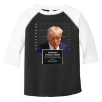 Trump Mug Shot President Donald J Trump Mugshot 2024 Toddler Fine Jersey T-Shirt