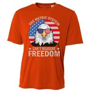 The Metric System CanT Measure Freedom Eagle Cooling Performance Crew T-Shirt