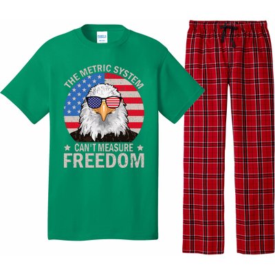 The Metric System CanT Measure Freedom Eagle Pajama Set