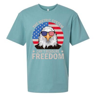 The Metric System CanT Measure Freedom Eagle Sueded Cloud Jersey T-Shirt