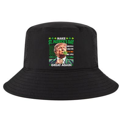 Trump Make St Patricks Day Great Again Irish American Flag Cool Comfort Performance Bucket Hat
