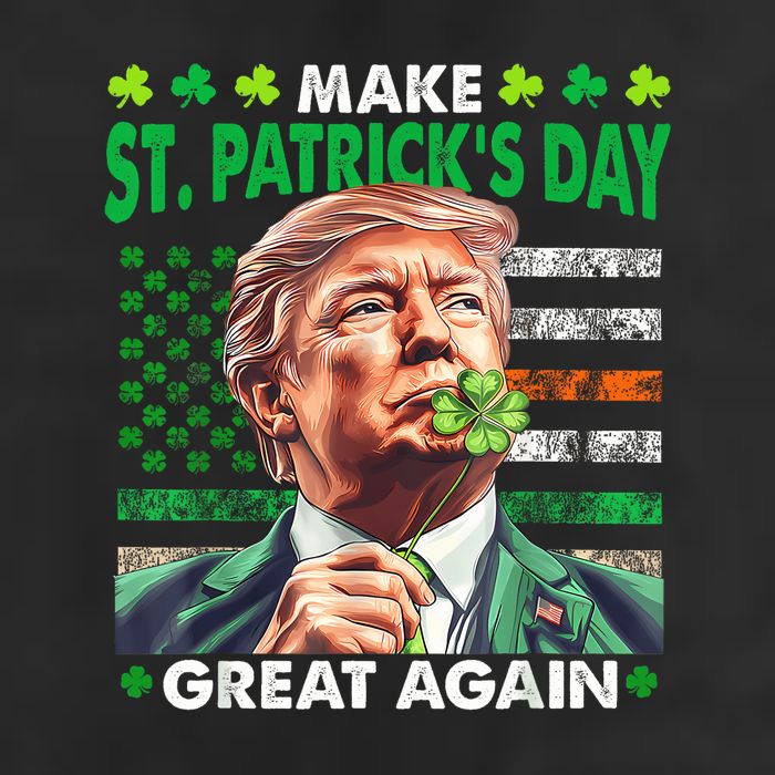 Trump Make St Patricks Day Great Again Irish American Flag Adult Drive Performance Visor