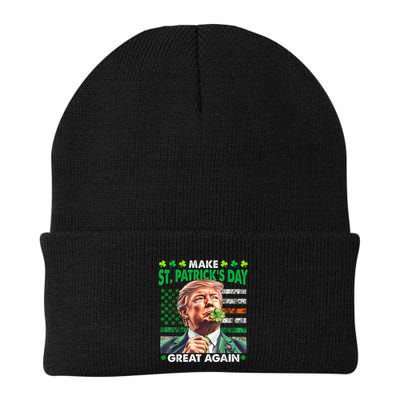 Trump Make St Patricks Day Great Again Irish American Flag Beanie