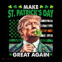Trump Make St Patricks Day Great Again Irish American Flag Mesh Reversible Basketball Jersey Tank