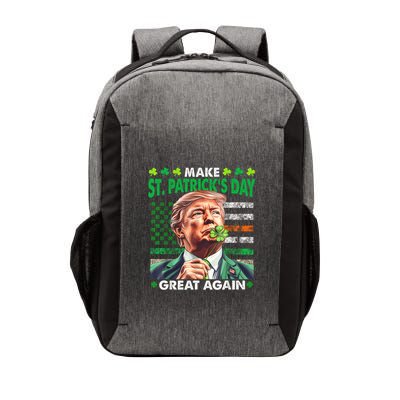 Trump Make St Patricks Day Great Again Irish American Flag Vector Backpack