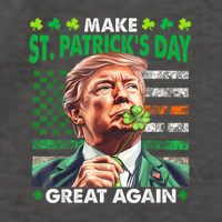 Trump Make St Patricks Day Great Again Irish American Flag Vector Backpack