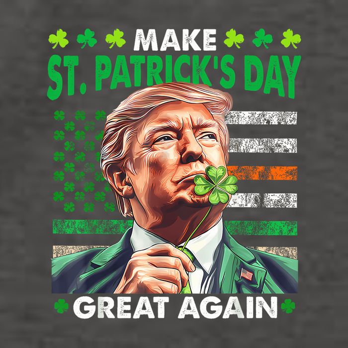 Trump Make St Patricks Day Great Again Irish American Flag Vector Backpack