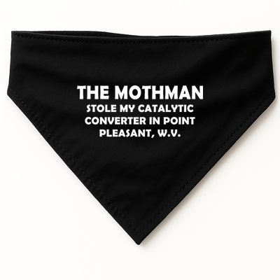The Mothman Stole My Catalytic Converter USA-Made Doggie Bandana