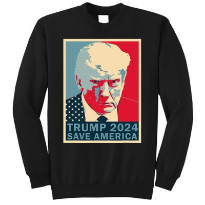 Trump Mug Shot 2024 Save America Trump Sweatshirt