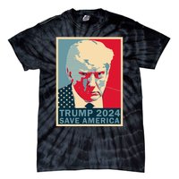 Trump Mug Shot 2024 Save America Trump Tie-Dye T-Shirt