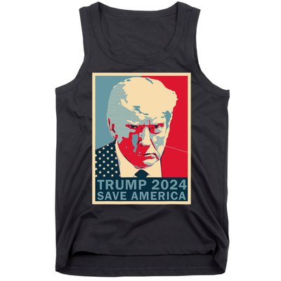 Trump Mug Shot 2024 Save America Trump Tank Top