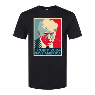 Trump Mug Shot 2024 Save America Trump Softstyle CVC T-Shirt