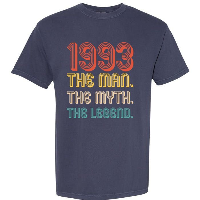 The Man The Myth The Legend 1993 30th Birthday Garment-Dyed Heavyweight T-Shirt