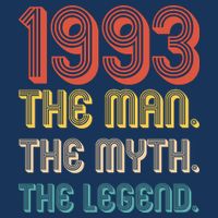 The Man The Myth The Legend 1993 30th Birthday Tank Top