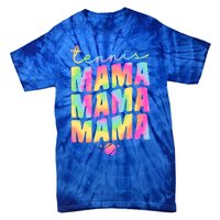 Tennis Mama Tie Dye Groovy Tennis Player Ball Mom Gift Tie-Dye T-Shirt