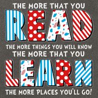 The More That You Read And Learn The More Places Youll Go Cotton Canvas Backpack