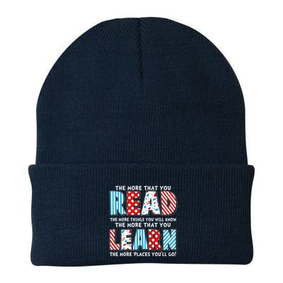 The More That You Read And Learn The More Places Youll Go Beanie