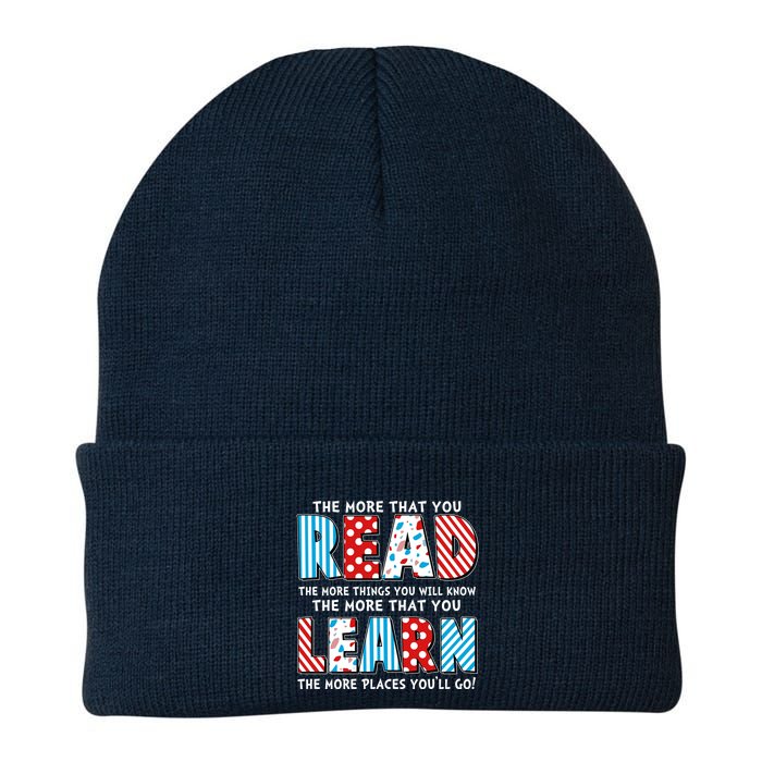 The More That You Read And Learn The More Places Youll Go Beanie