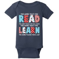The More That You Read And Learn The More Places Youll Go Baby Bodysuit