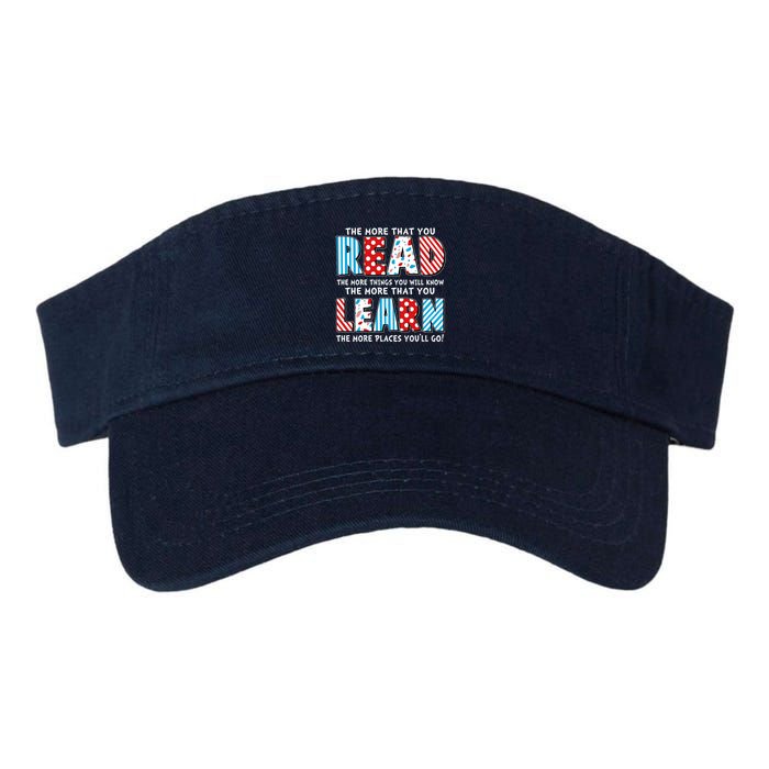 The More That You Read And Learn The More Places Youll Go Visor