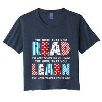 The More That You Read And Learn The More Places Youll Go Crop Top
