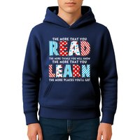 The More That You Read And Learn The More Places Youll Go Kids Hoodie
