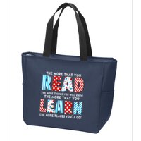 The More That You Read And Learn The More Places Youll Go Zip Tote Bag
