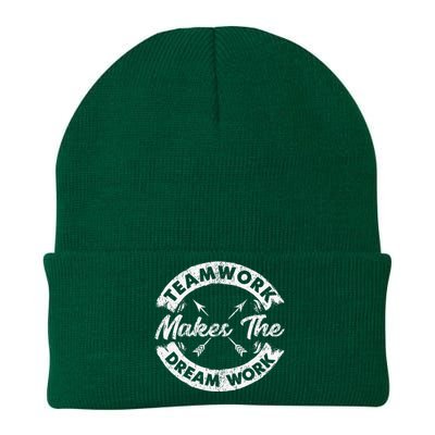 Teamwork Makes The Dream Work Team Motivational Knit Cap Winter Beanie