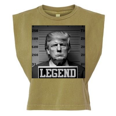 Trump Mugshot, Trump Mug Shot Garment-Dyed Women's Muscle Tee