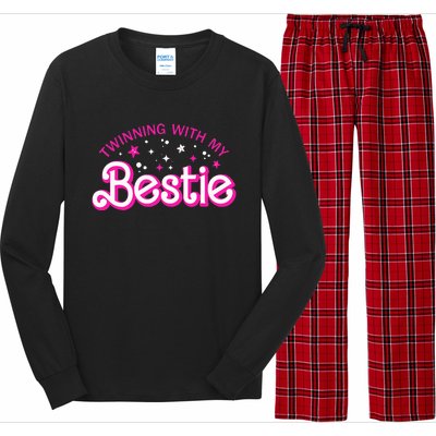 Twin Matching Twins Day Friend Twinning With My Bestie Long Sleeve Pajama Set