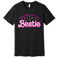 Twin Matching Twins Day Friend Twinning With My Bestie Premium T-Shirt