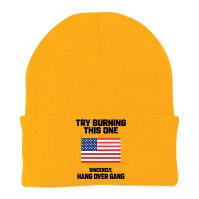 Tom Macdonald Try Burning This One Sincerely Hang Over Gang Knit Cap Winter Beanie